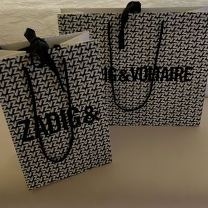 Zadig & Voltaire shopping bags